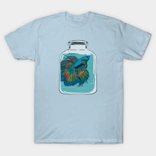 Betta Fish In The Bottle T-Shirt